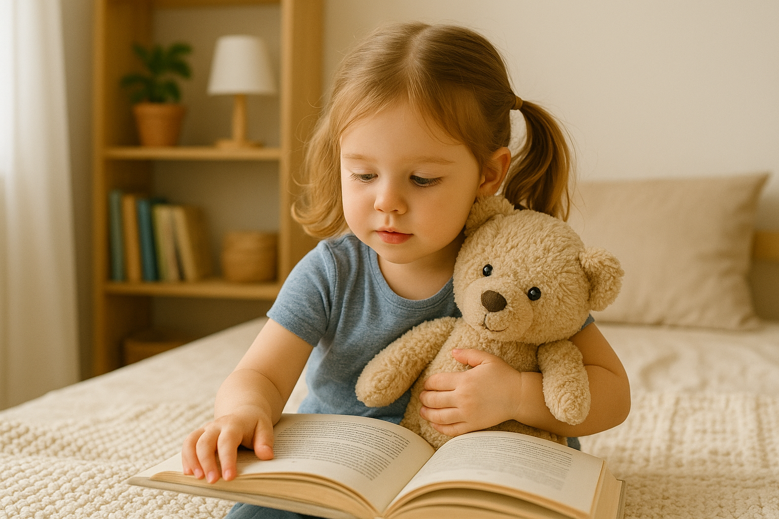 Lecture et doudou